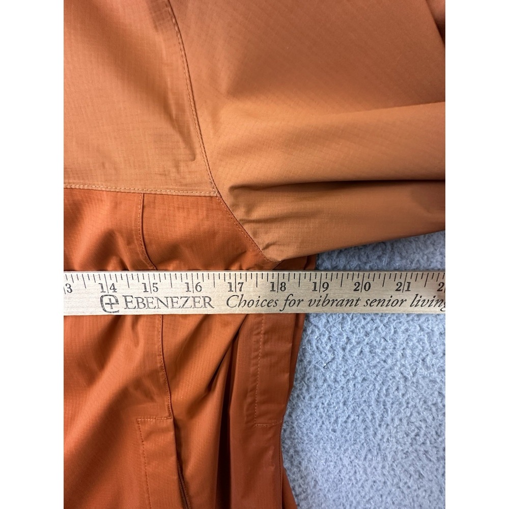 REI Co-op Rainier Rain Jacket Womens Small Orange Hydrowall 2.5 Layer Hooded - Picture 12 of 14